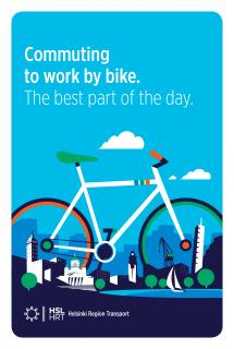 HSL Helsinki Region Transport: Commuting to work by bike. The best part of the day.